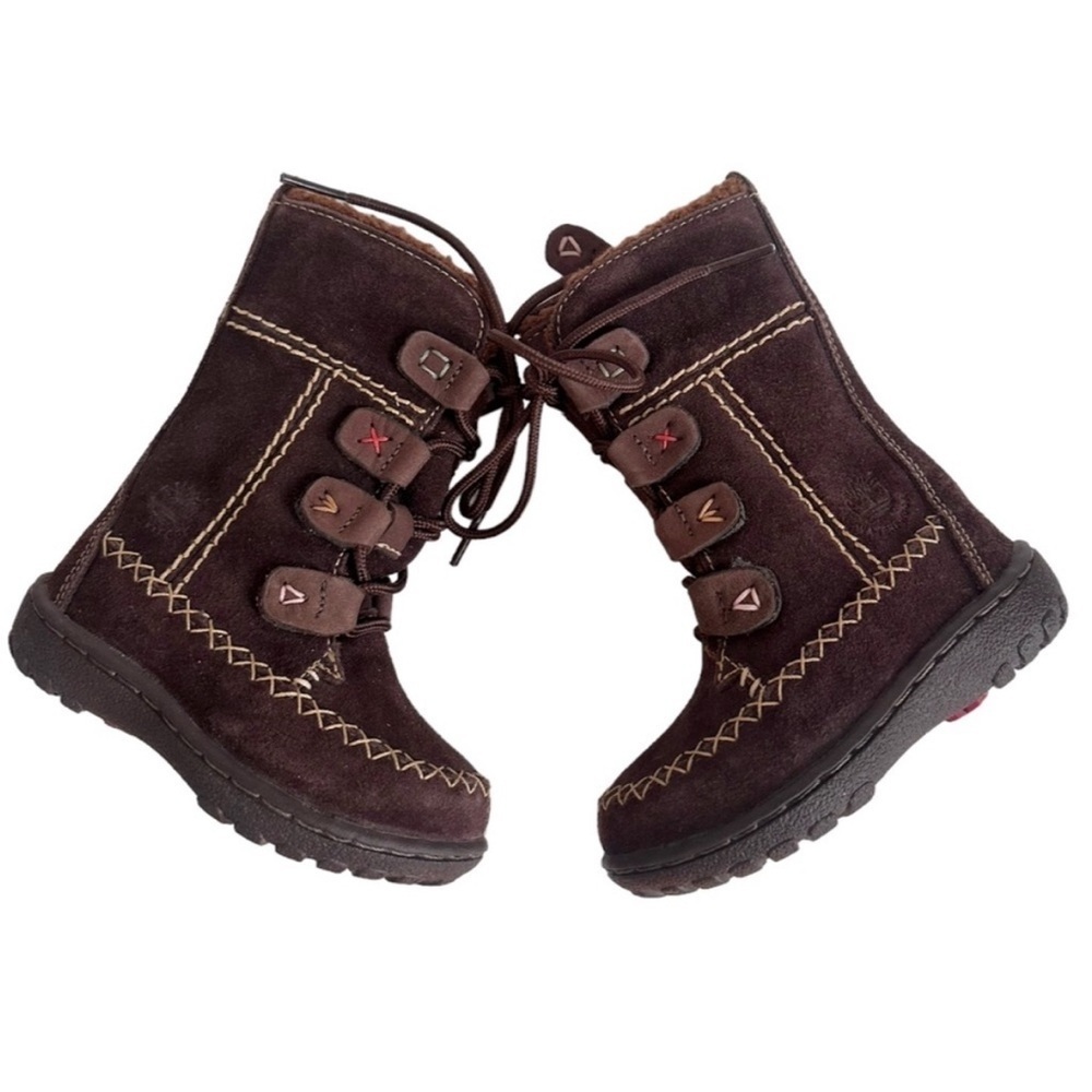 Timberland Brown Suede High Snow Winter Boots